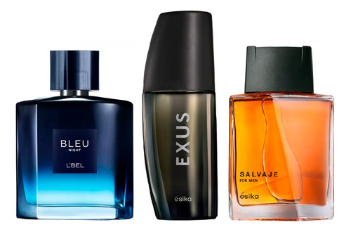 Bleu Intense Night, Exus Y Salvaje - mL a $217