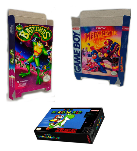 Pack Cajas Juegos Nintendo - Pack 3 Cajas 