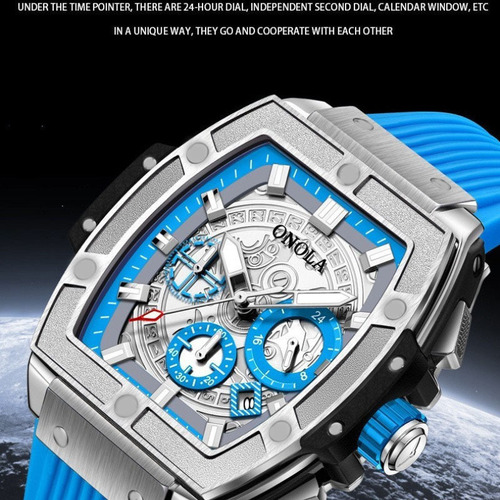 Relojes De Pulsera De Silicona Onola Calendar Luminous