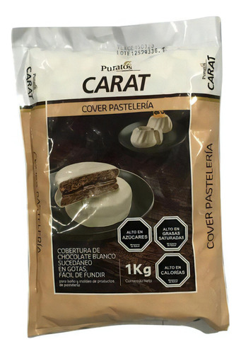 Cobertura Cover Pastelería Blanco Puratos 1 Kg