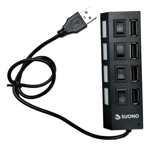 Hub Usb Multiplicador 4 Puertos Usb Pc Notebook Adaptador