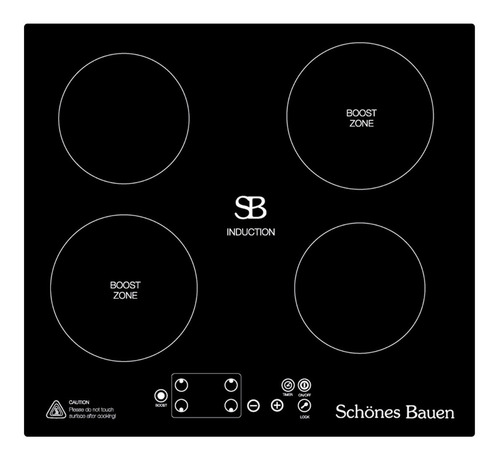 Schönes Bauen Parrilla De Inducción Magnética 4 Quemadores