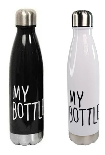 Botella Deportiva 750ml C/pico Y Base En Ac/inox My Bottle