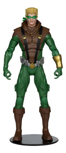Etiqueta dourada de Mcfarlane DC Multiverse Green Arrow Connor Hawke