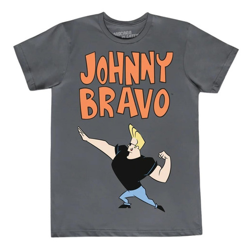 Playera Máscara De Látex Johnny Bravo Mlnk Hombre