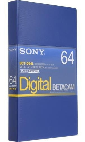 Cassettes Sony Bct-d124l Digital Betacam.