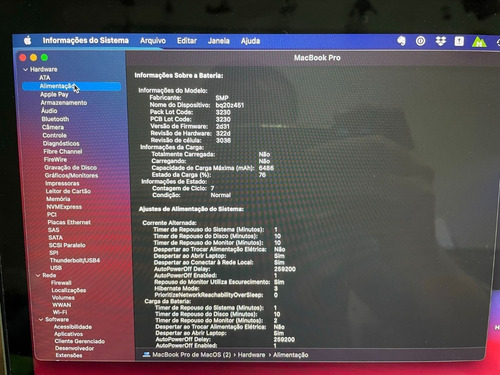 Imagem 5 de 6 de Macbook Pro (retina, 13-inch Late 2013) - I5/8gb/ssd256