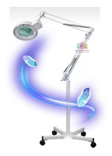 Lampara Led Con Lupa Y Pedestal / Estética Y Cosmetología