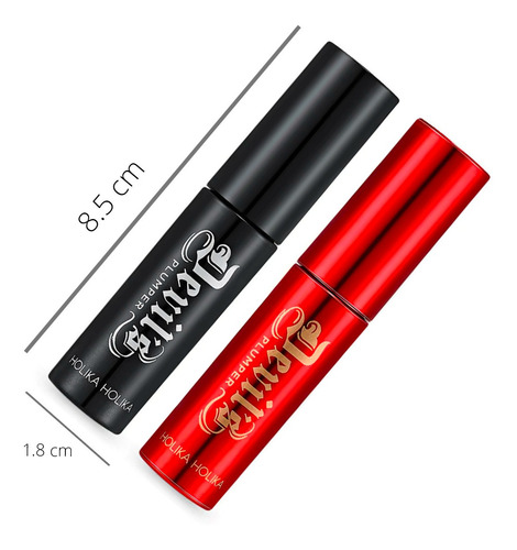 Imagen 3 de 3 de Labial Engrosador De Labios Plumper Agrandador Volumen Devil