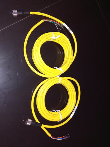 Par De Cables M12 De 8 Pines.  Banner.  Qde-815d