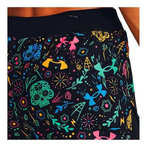 Short Under Armour Launch Day Of The Dead 2 in 1 Dia Muertos 899