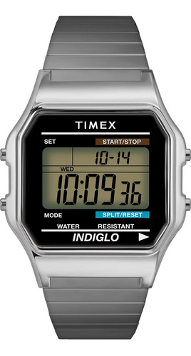 Reloj Pulsera  Timex T78587 Tono Plateado