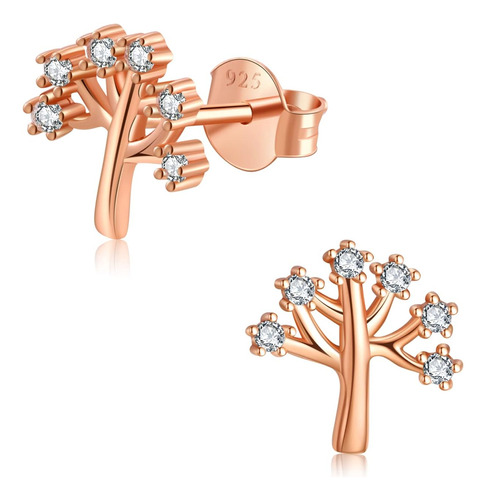 Elegantes Joyas De Árbol Para Mujer Con Circonitas Cúbicas