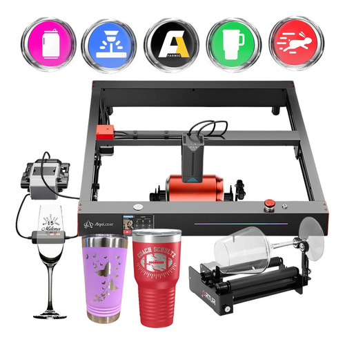 Máquina Láser Algolaser Delta 22w Rotativo Yrr Corte Vasos