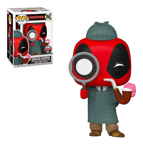 Boneco Funko Pop Marvel Deadpool Sherlock 784