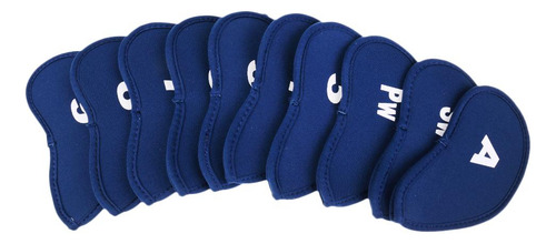 2 X 10 Piezas De Cubiertas Para Palos Para Golf Cabeza Azul