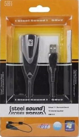 Adaptador Tarjeta De Sonido Usb 7.1 Externa Mod: 5hv2 Jwk