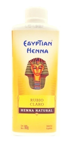 Henna Egyptian Polvo 90g Rubio Claro