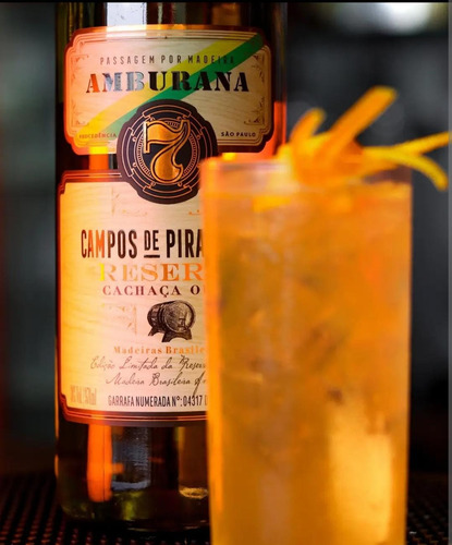 Cachaça 7 Campos Amburana Garrafas Numeradas 970ml Reserva