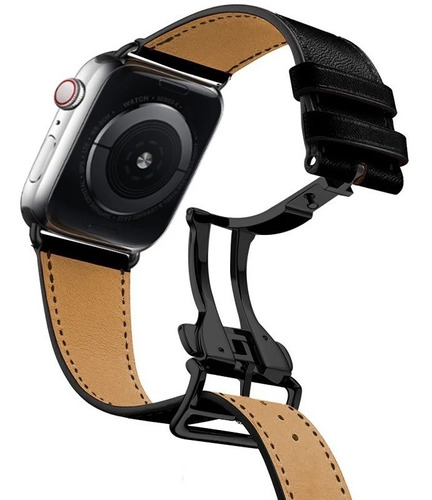 Correa Piel Premium Compatible Con Apple Watch 42/44mm A9