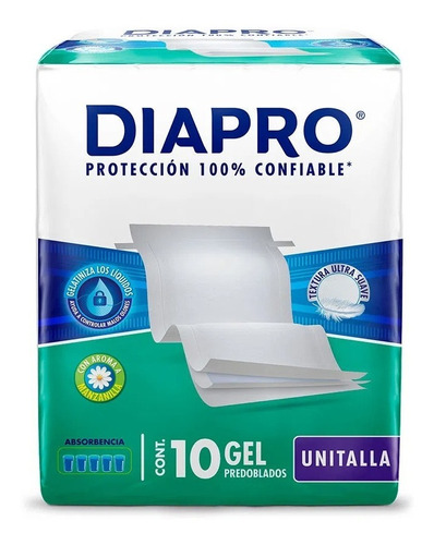 Diapro Predoblado gel unitalla 10 piezas