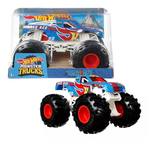 Hot Wheels Monster Trucks Race Ace - Mattel