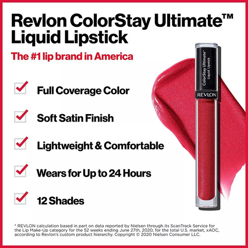 Batom Revlon Liquid Lipstick Colorstay Ultimate Importado Miracle Mauve 030