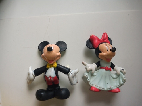 Muñecos Minie Y Mickey Mouse (Usado)