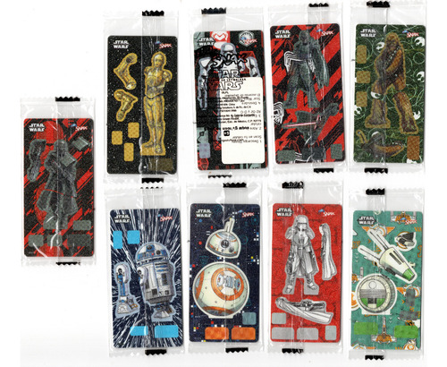 Tazos Star Wars Armables Fud Snax (9piezas)