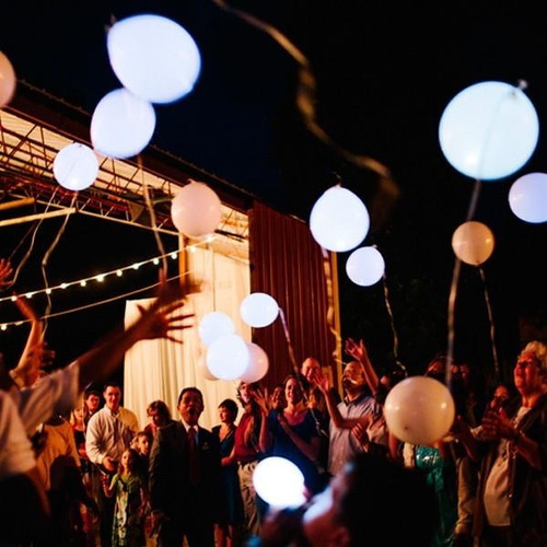 Imagen 9 de 10 de Globos Luminosos Led Pack X6 Cotillon Luminoso Combo Fiesta