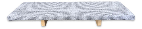 Rascador Para Gatos De Pared Tapizado. Combo Arya Color Gris