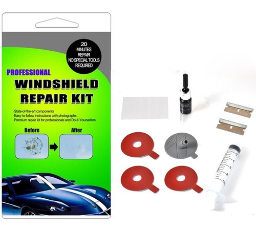 Imagem 2 de 6 de Kit Completo Reparador De Parabrisa Vidro Trincado Laminado