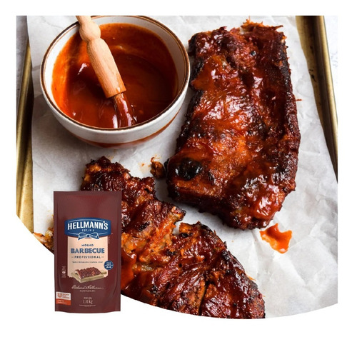 Molho Barbecue Uso Profissional Hellmann's Em SachĂȘ 1.01 Kg