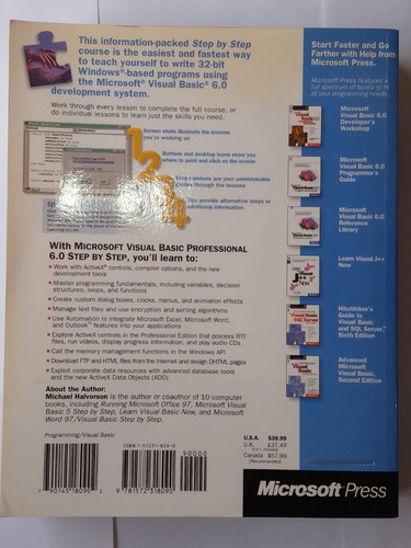 Visual Basic 6.0 Professional Step By Step (Usado)