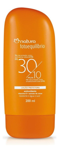 Loção Protetor Solar Natura Fotoequilíbrio Fps30 200ml