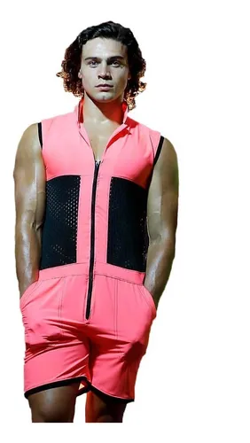 Overol rosa hombre sale