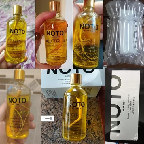 Sérum de gin-seng orgánico hidratante Noto Sagging para la edad y las arrugas