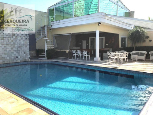 Casa Com 5 Dormitórios À Venda, 450 M² Por R$ 1.600.000 - Acapulco - Guarujá/sp - Ca0555