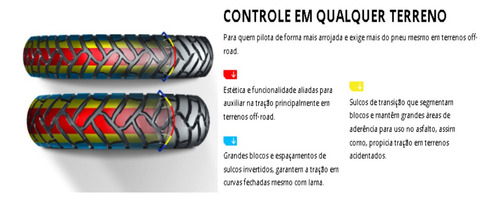 Pneu Traseiro Tube Type 110/90-17 Ira Bunker Honda Nxr Bros