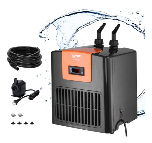 Enfriador Agua Hidropónico Acuario 52 G Refrigeración 0.1 Hp