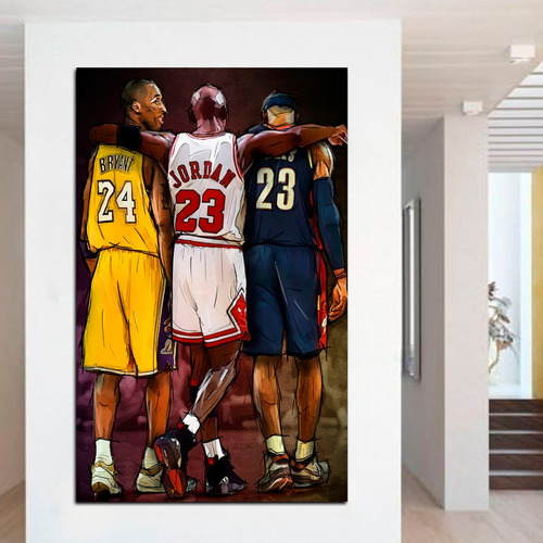 Cuadro Decorativo Nba Kobe Bryant Jordan Lebron