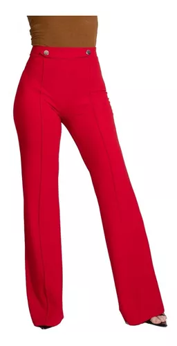 Porque nadie limpiar Pantalon Pierna Ancha Mujer | MercadoLibre 📦