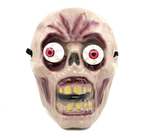 Máscara Terrorífica Ojos Móviles Disfraz Halloween Cosplay 
