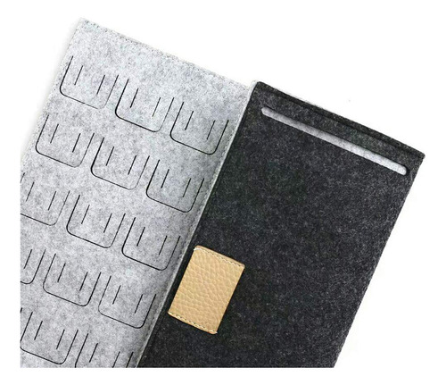 1 Bolsa Plegable Para Joyeria, Organizador De Rollos De Joye