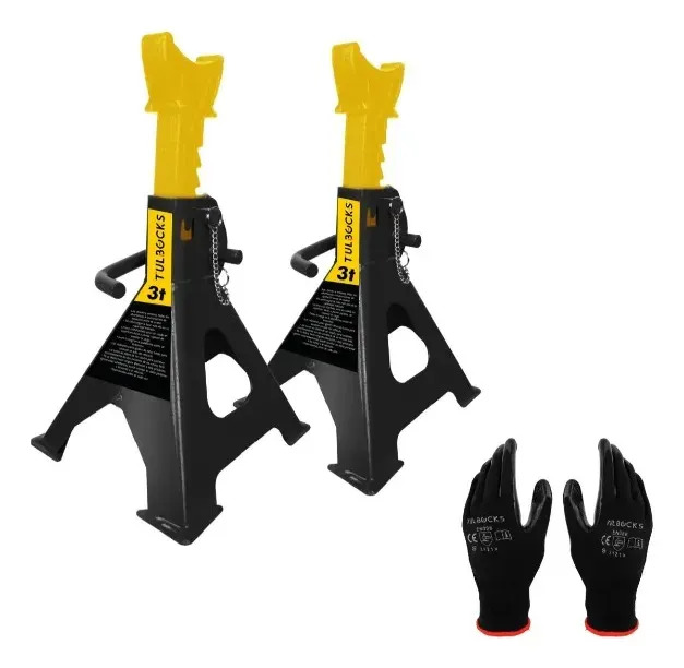 Torres Para Auto Tulbocks de 3 Toneladas Con Doble Seguridad y Guantes