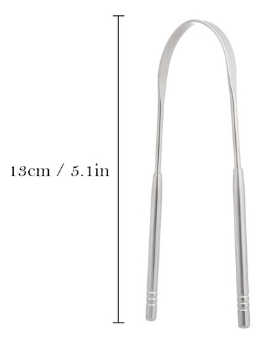 M Raspador De Lengua De Acero Inoxidable Para Un Aliento