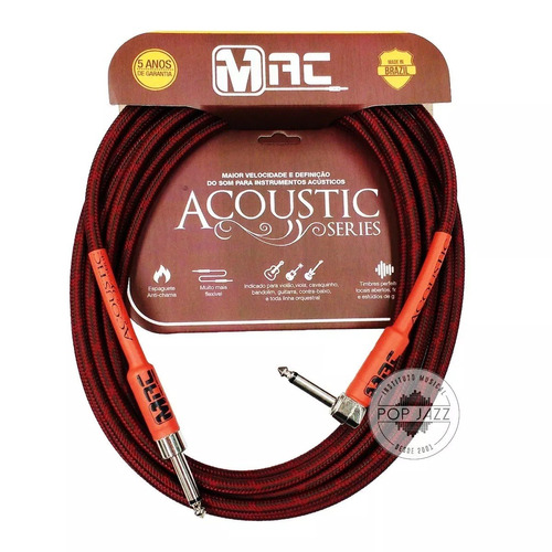 Cabo Instrumentos Mac Acoustic Series 15ft 4.57m As15lb