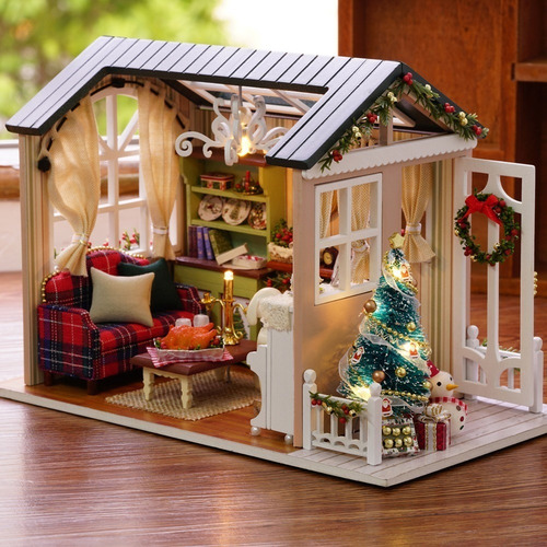 ... Caja De Muñecas De Navidad En Miniatura Diy