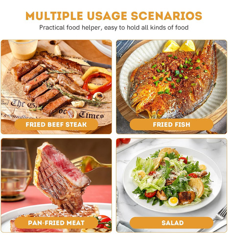 Espátula De Acero Inoxidable Ranurada Para Barbacoa