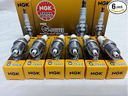 Ngk 7090 G-power Platinum Spark Plugs Bkr5egp - 6 Pcsnew